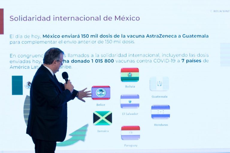 En Agosto, México alcanzará los 100 millones de vacunas acumuladas contra COVID-19: Ebrard